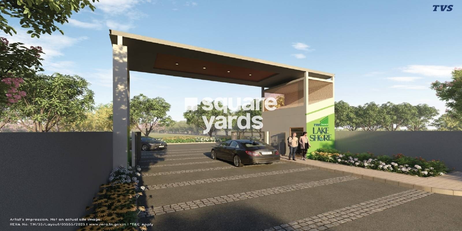 TVS Emerald Lake Shore residential project in Siruseri