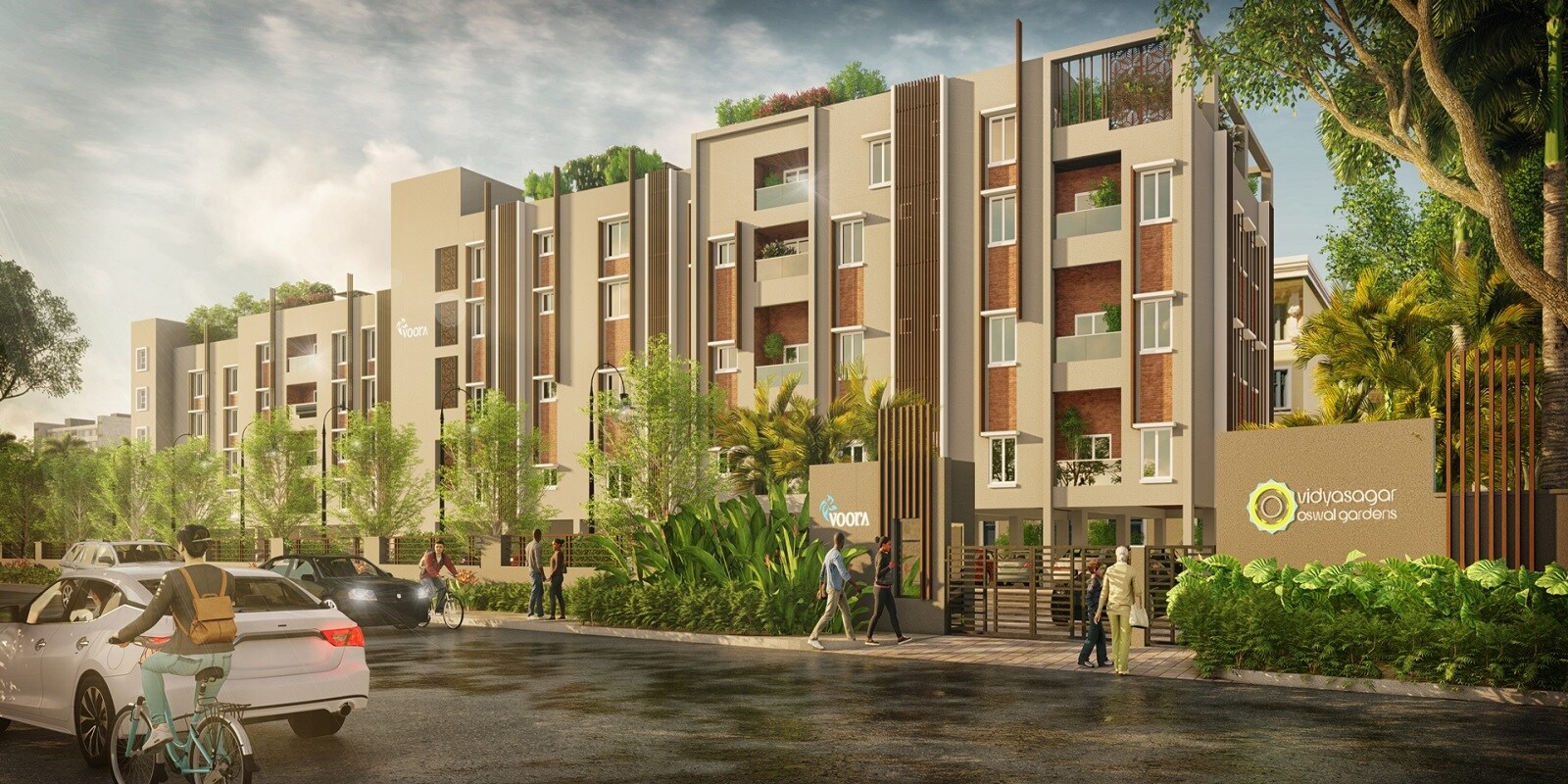 Voora Vidyasagar Oswal Gardens residential project in Korukkupet