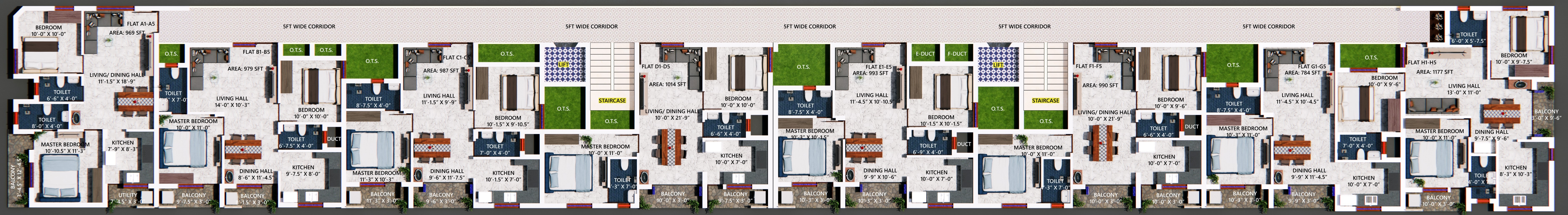 Welldone Sea Crest Floor Plans