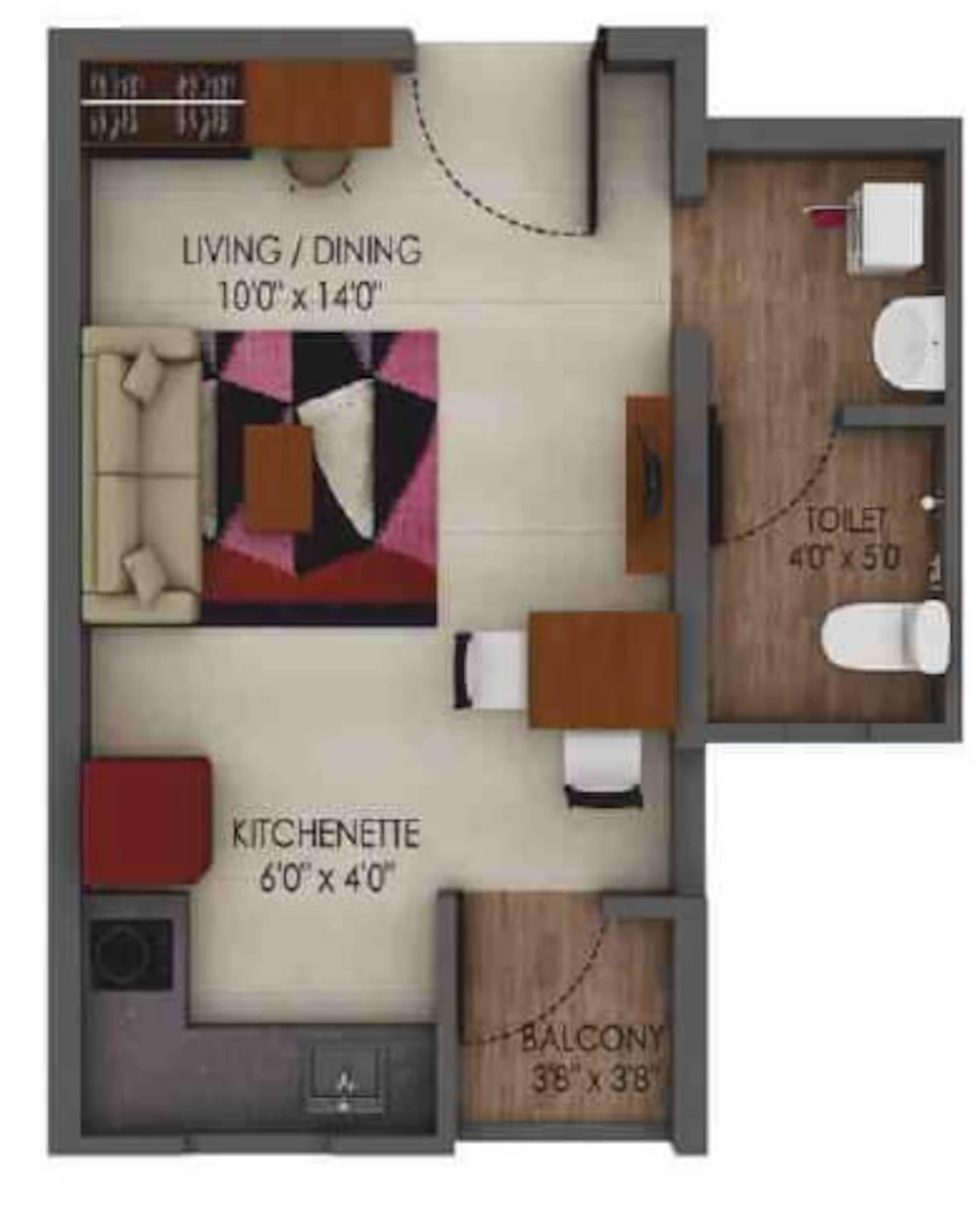 alliance urbanrise codename million carats studio 208sqft 1