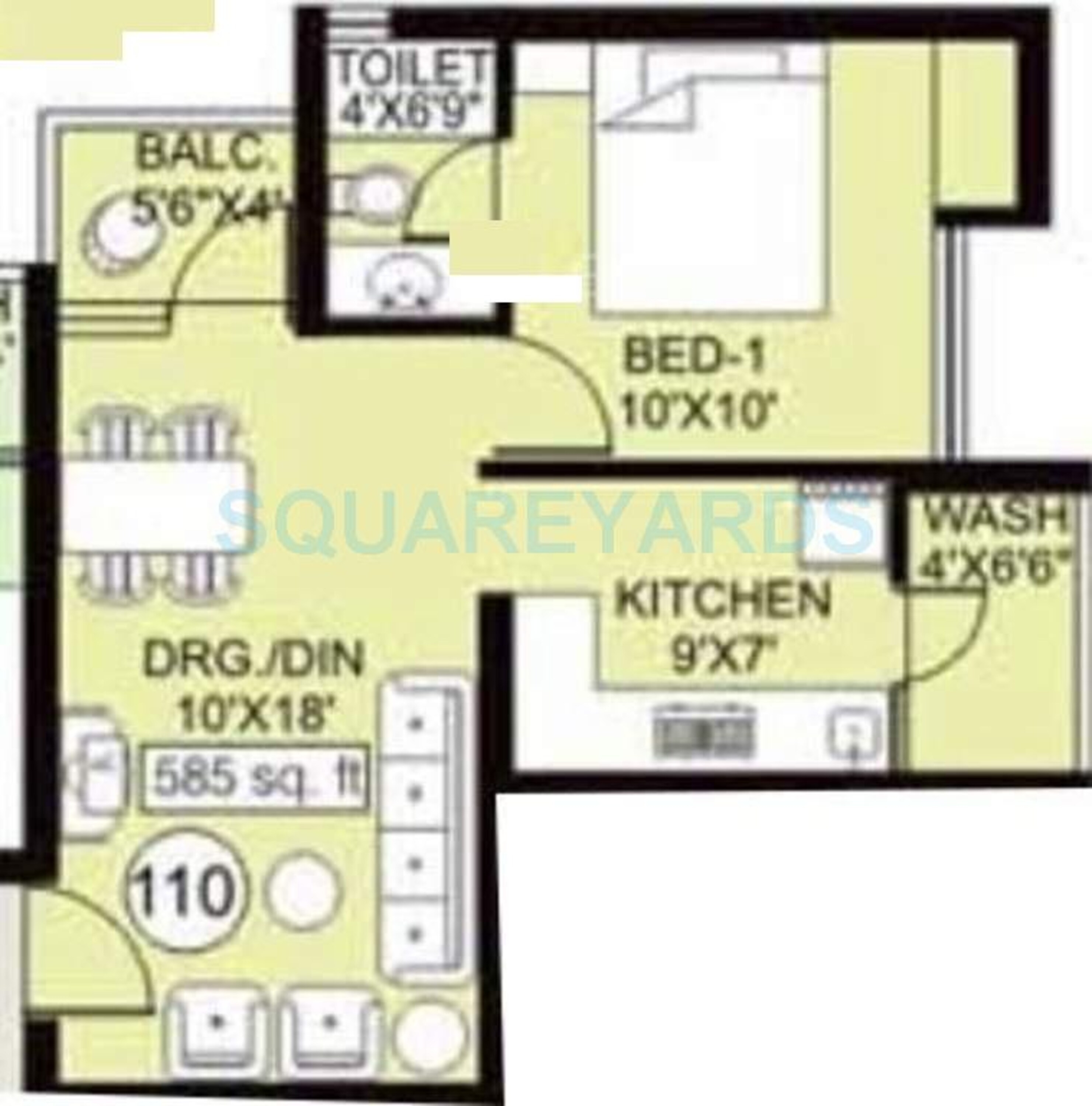 arihant housing frangipani apartment 1bhk 585sqft1