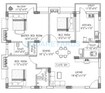 Arun Excello Desh 3 BHK Layout