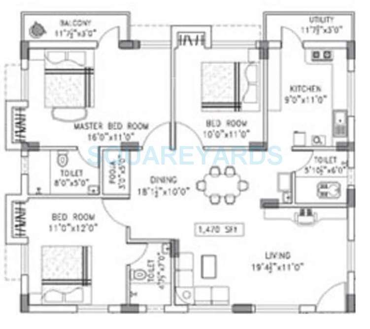 arun excello desh apartment 3bhk 1470sqft1