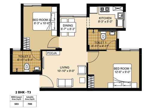 arun excello sanjani apartment 2 bhk 700sqft 20264621174629