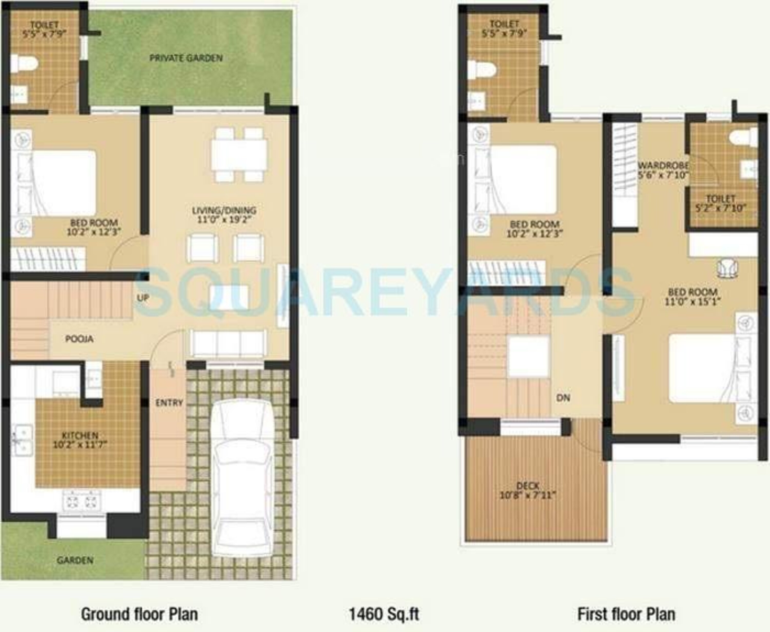 arun excello temple green villa villa 3bhk 1460sqft1