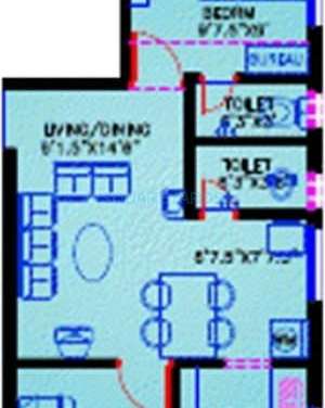 ashok residency housing division niranjan apartment 1bhk 553sqft1