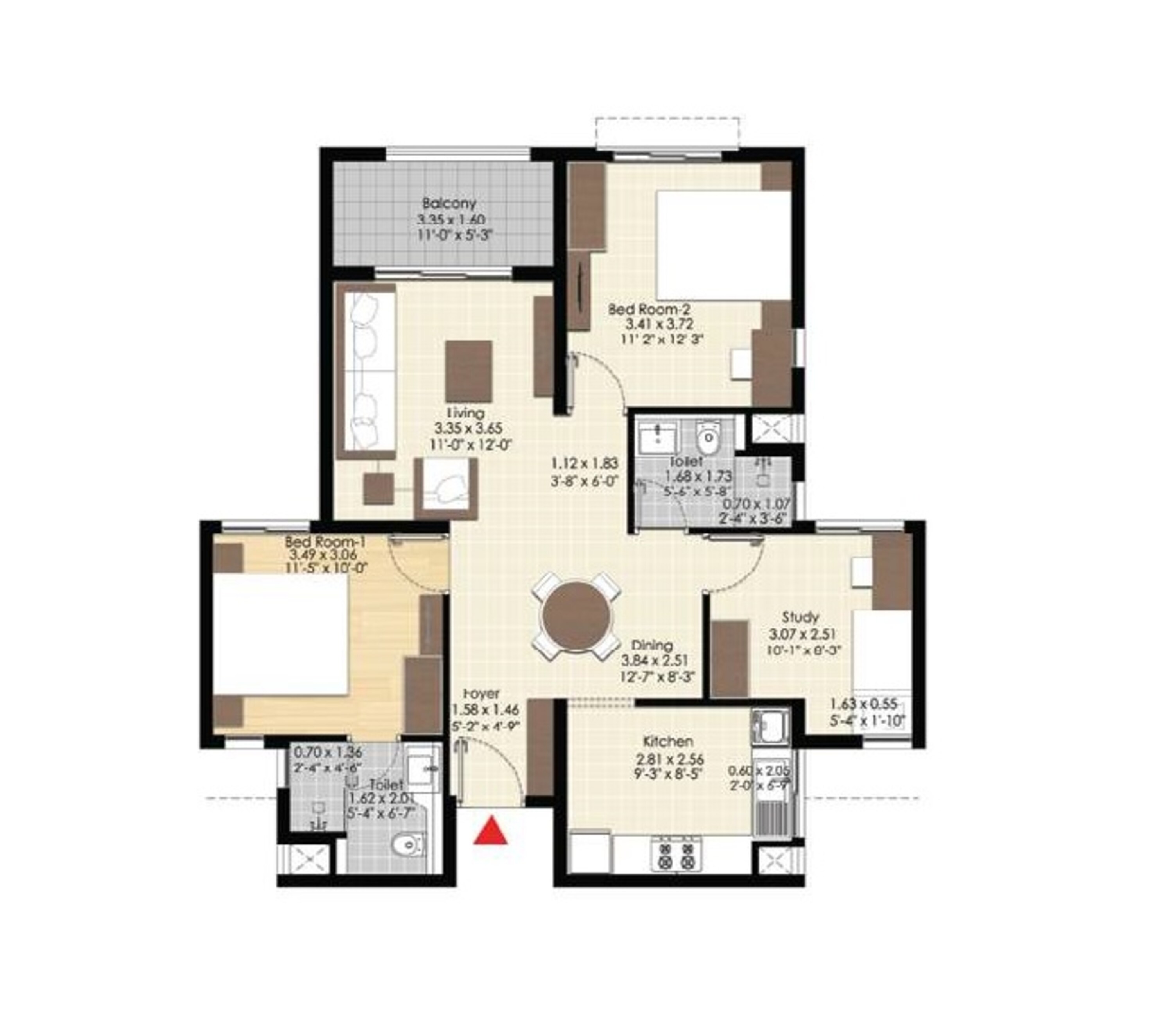 brigade xanadu apartment 2 bhk 1292sqft 20221314181346