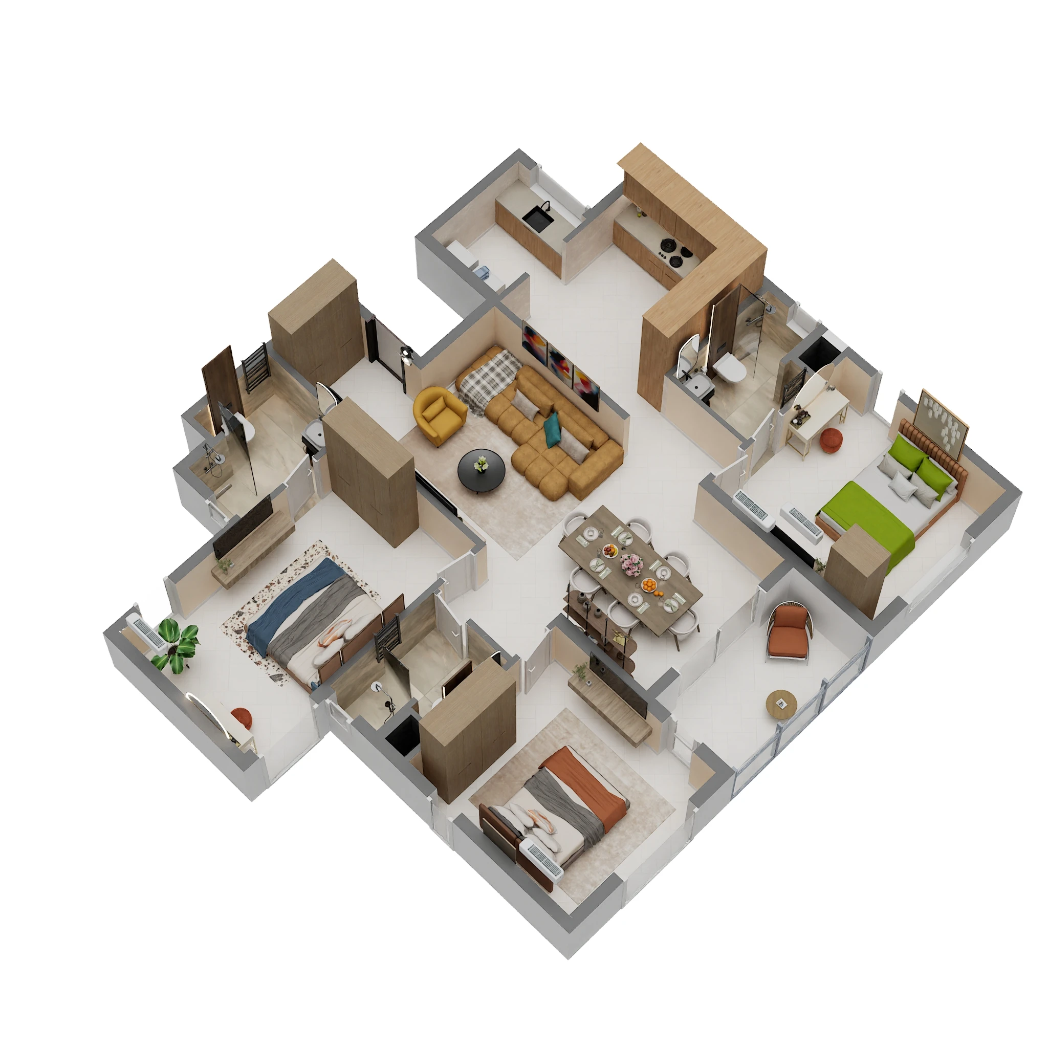 brigade xanadu apartment 3 bhk 1658sqft 20221314181356 3d 727