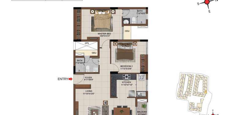 casagrand castle apartment 2 bhk 1220sqft 20202317072322