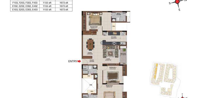 casagrand castle apartment 3 bhk 1673sqft 20204217074211