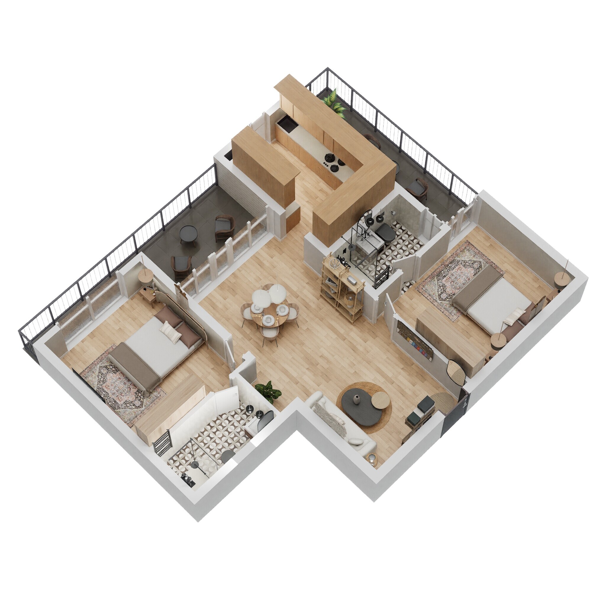 2 BHK 1159 Sq. Ft. Apartment