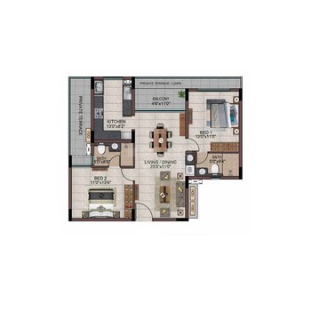  2 BHK Apartment at Casagrand French Town, Kovilancheri – for Sale