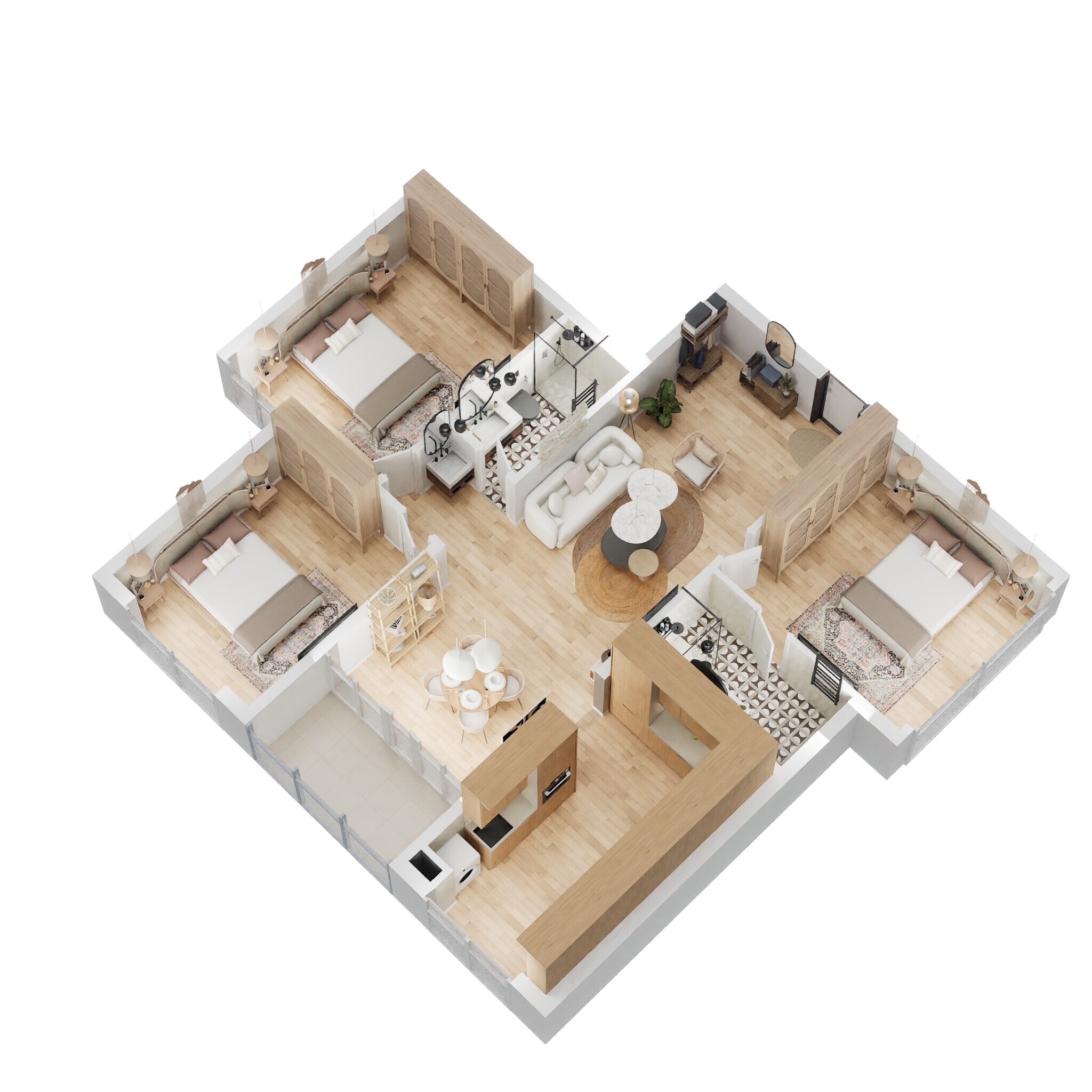 3 BHK 1451 Sq. Ft. Apartment