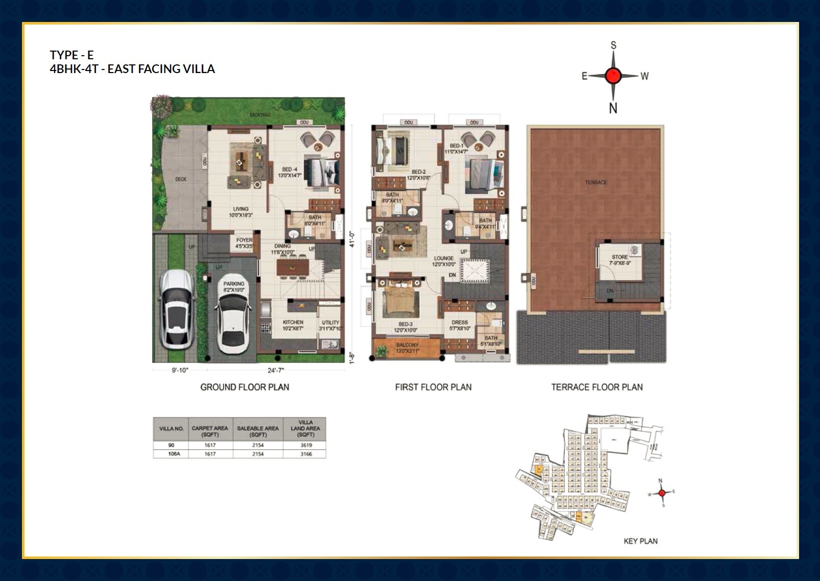 4 BHK 2154 Sq. Ft. Villa
