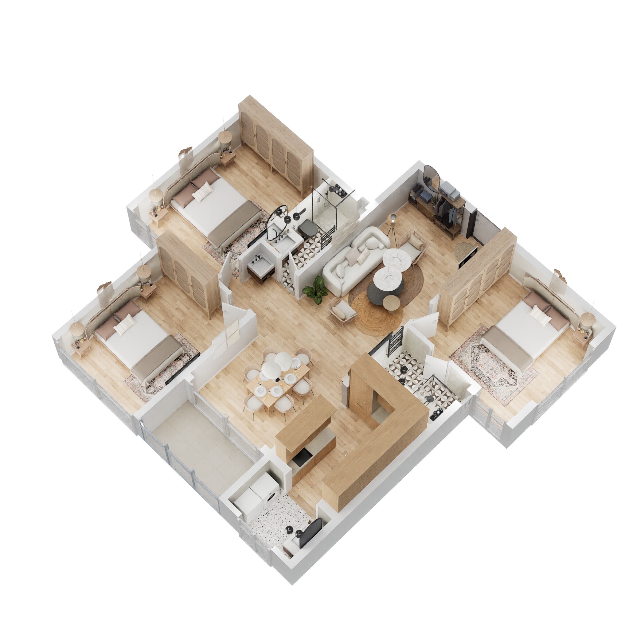 3 BHK 1479 Sq. Ft. Apartment