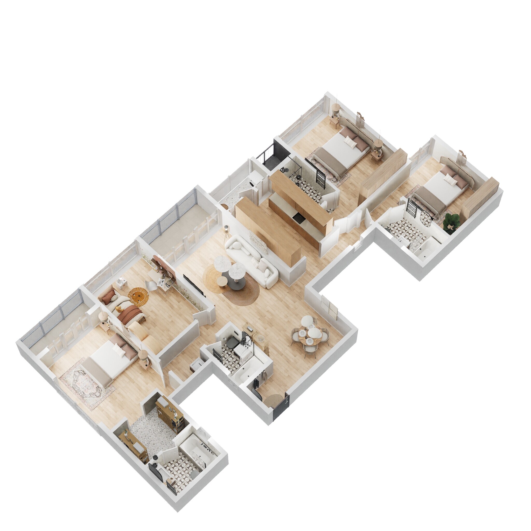 4 BHK 2498 Sq. Ft. Apartment