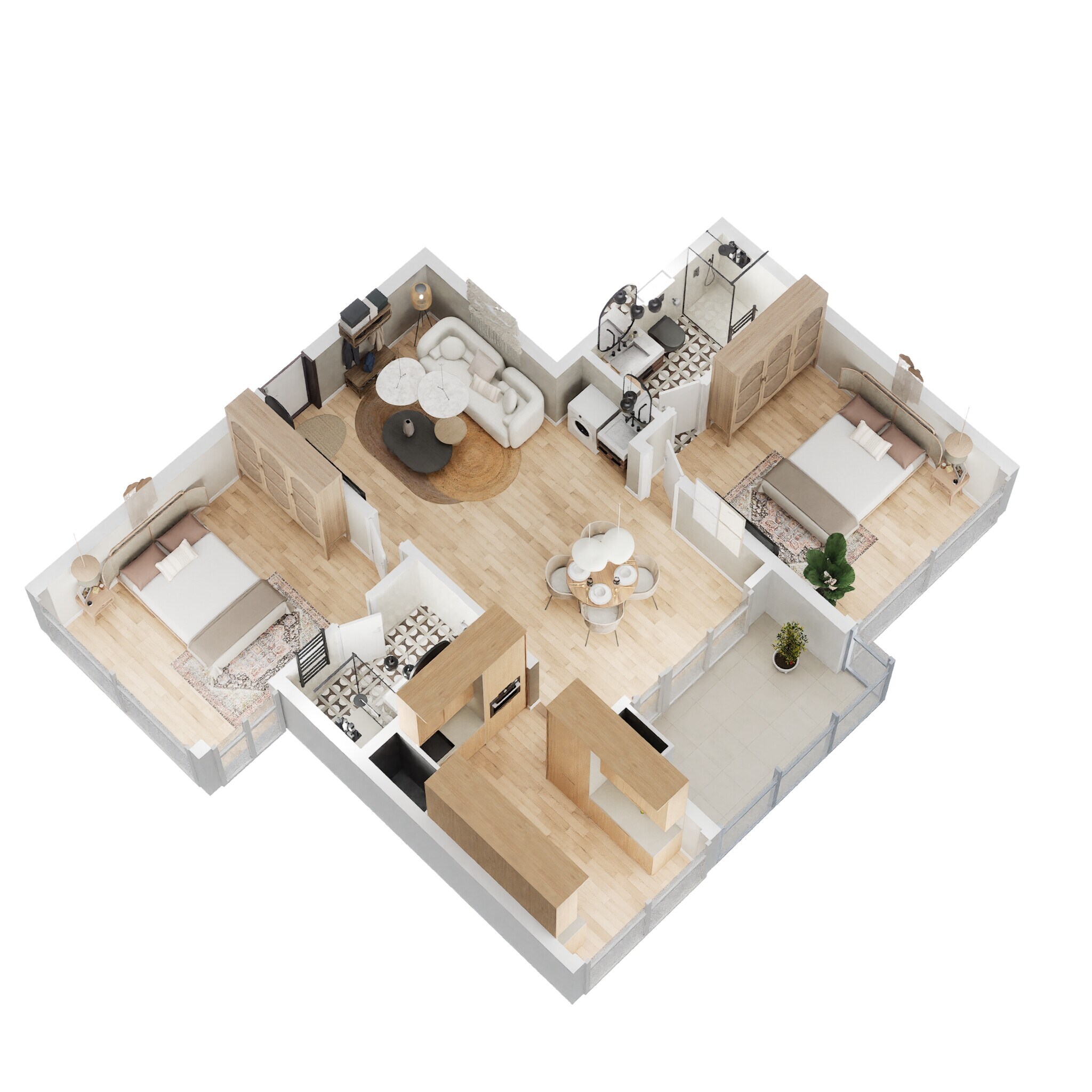 2 BHK 1181 Sq. Ft. Apartment