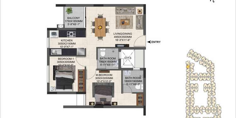 casagrand miro apartment 2 bhk 873sqft 20222411182458