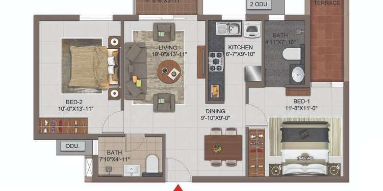 casagrand utopia apartment 2 bhk 993sqft 20222301162317