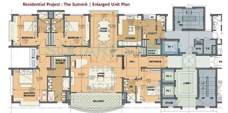 chaitanya builders the summit apartment 4bhk 4000sqft1