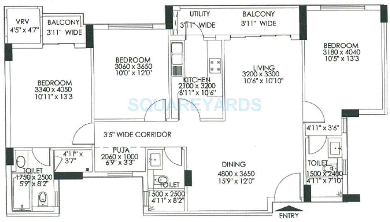 Dlf Commanders Court In Egmore Chennai 250 Cr Floor Plans