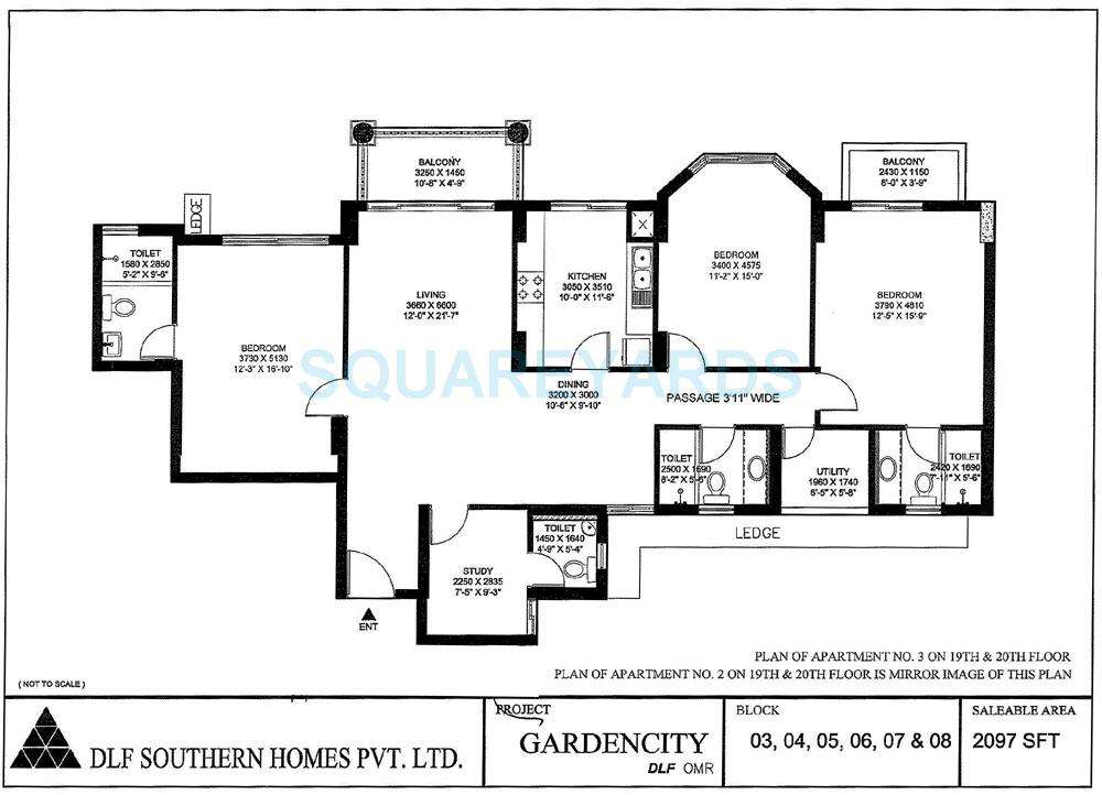 dlf gardencity apartment 3bhk 2097sqft1