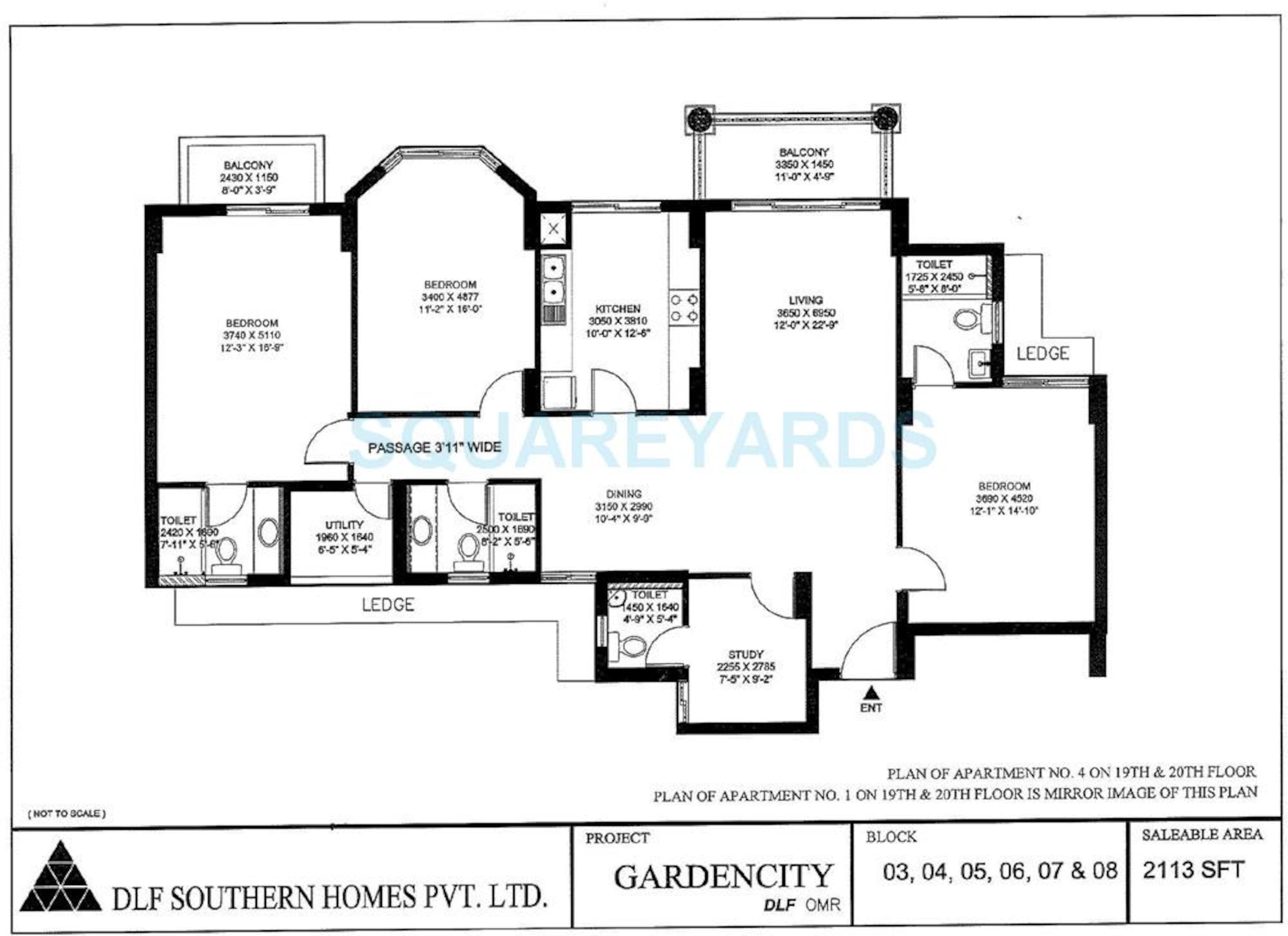 dlf gardencity apartment 3bhk 2113sqft1