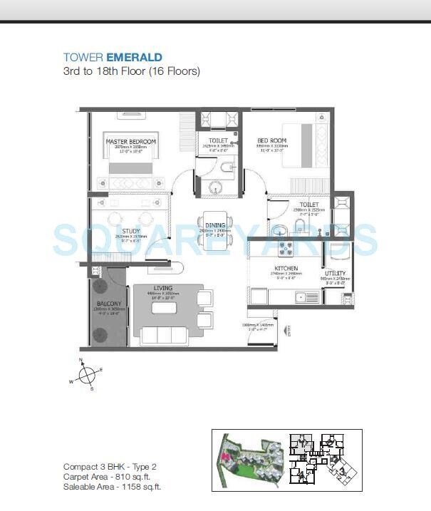  3 BHK Apartment at Godrej Azure, Padur – for Sale