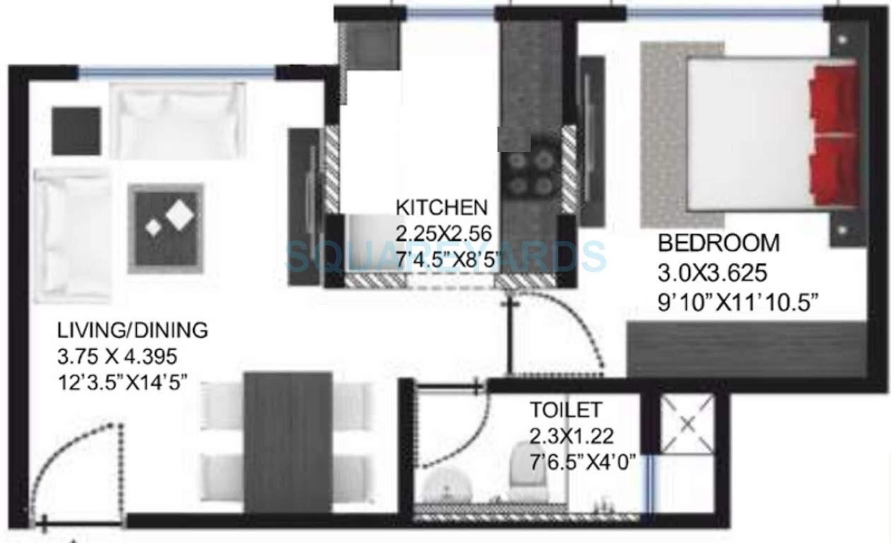 godrej palm grove apartment 1bhk 572sqft91