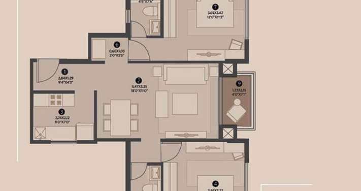 hiranandani upscale apartment 2 bhk 1025sqft 20223302113324