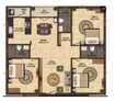 India Kurinji Garden 3 BHK Layout