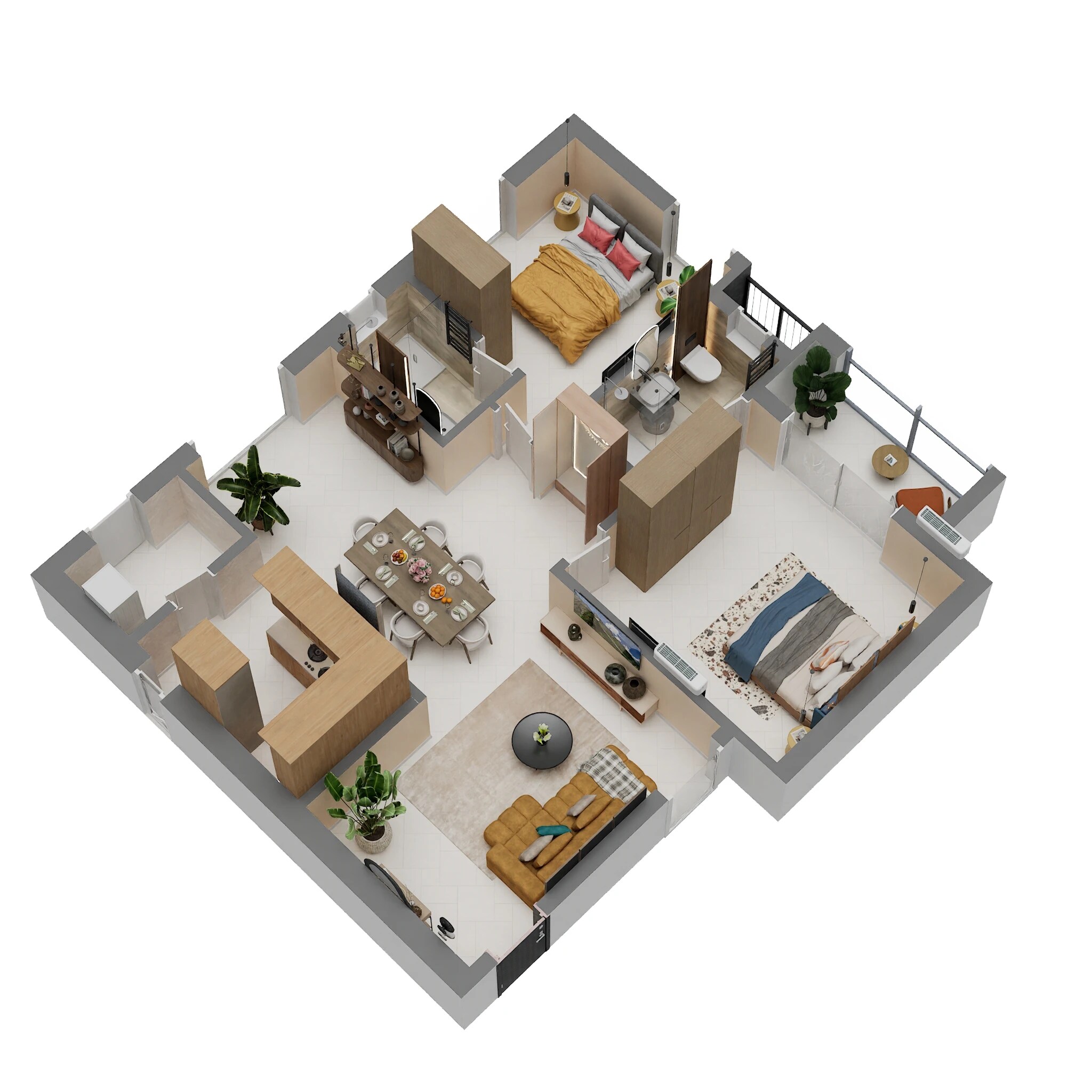 2 BHK 1171 Sq. Ft. Apartment