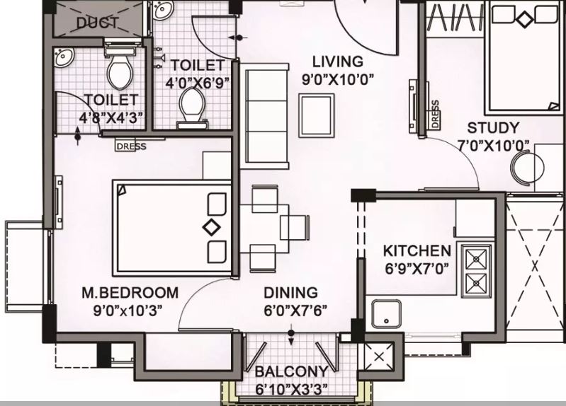 lml prakriti apartment 1bhk 600sqft01