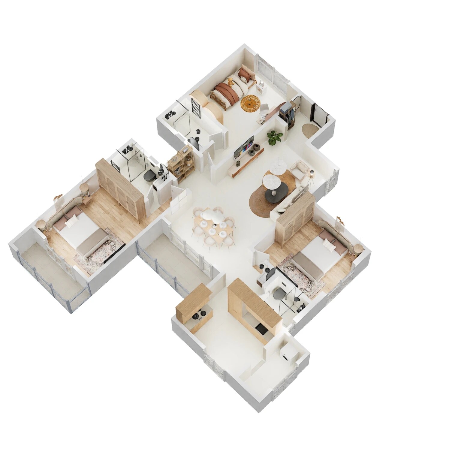 3 BHK 2210 Sq. Ft. Apartment