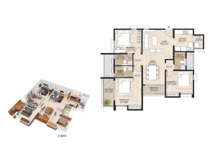 Other, mahindra-lakewoods 3 Bedroom 1478 Sq.Ft. Apartment In Chengalpattu Chennai 9157200