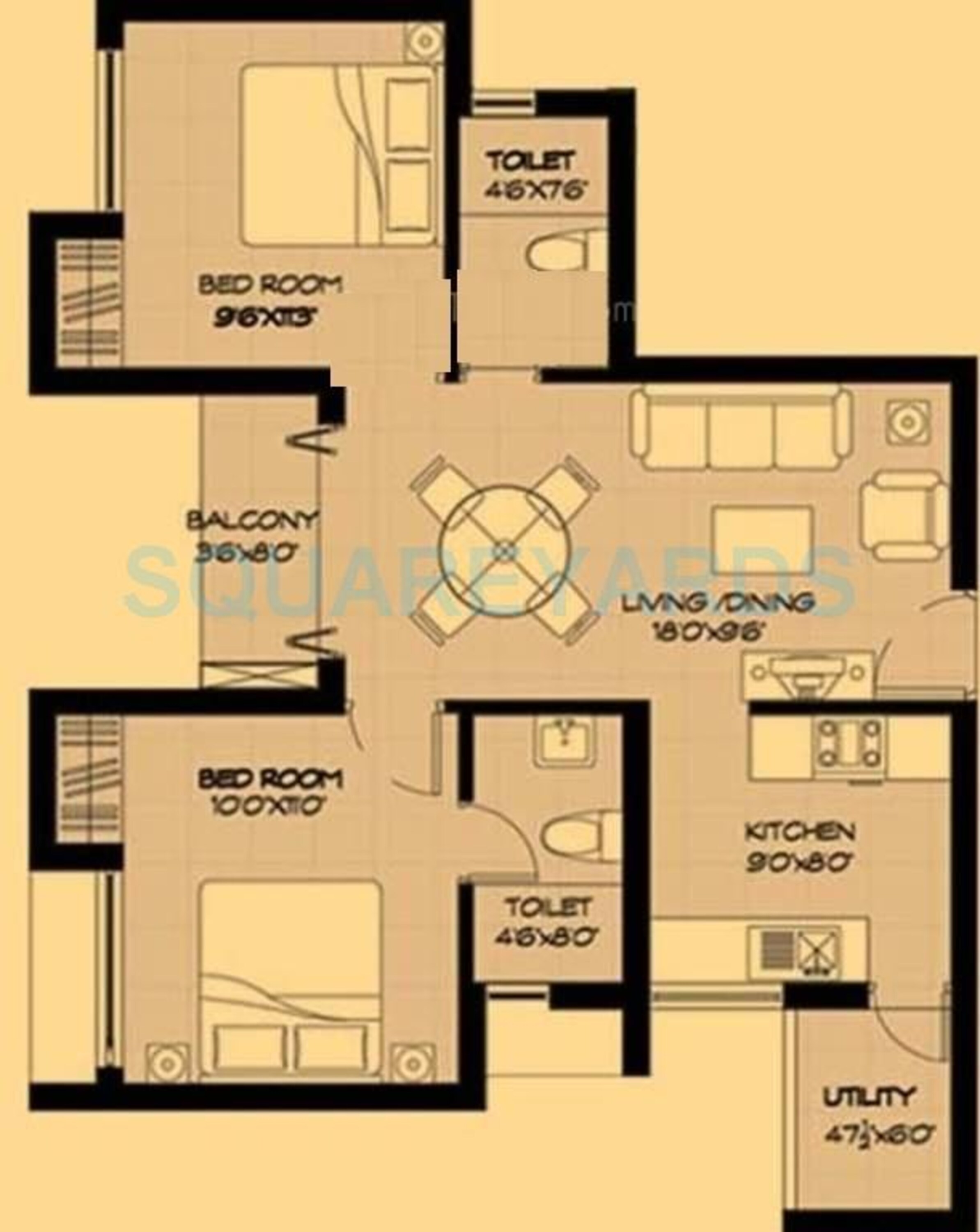 marg pushpadruma apartment 2bhk 862sqft1