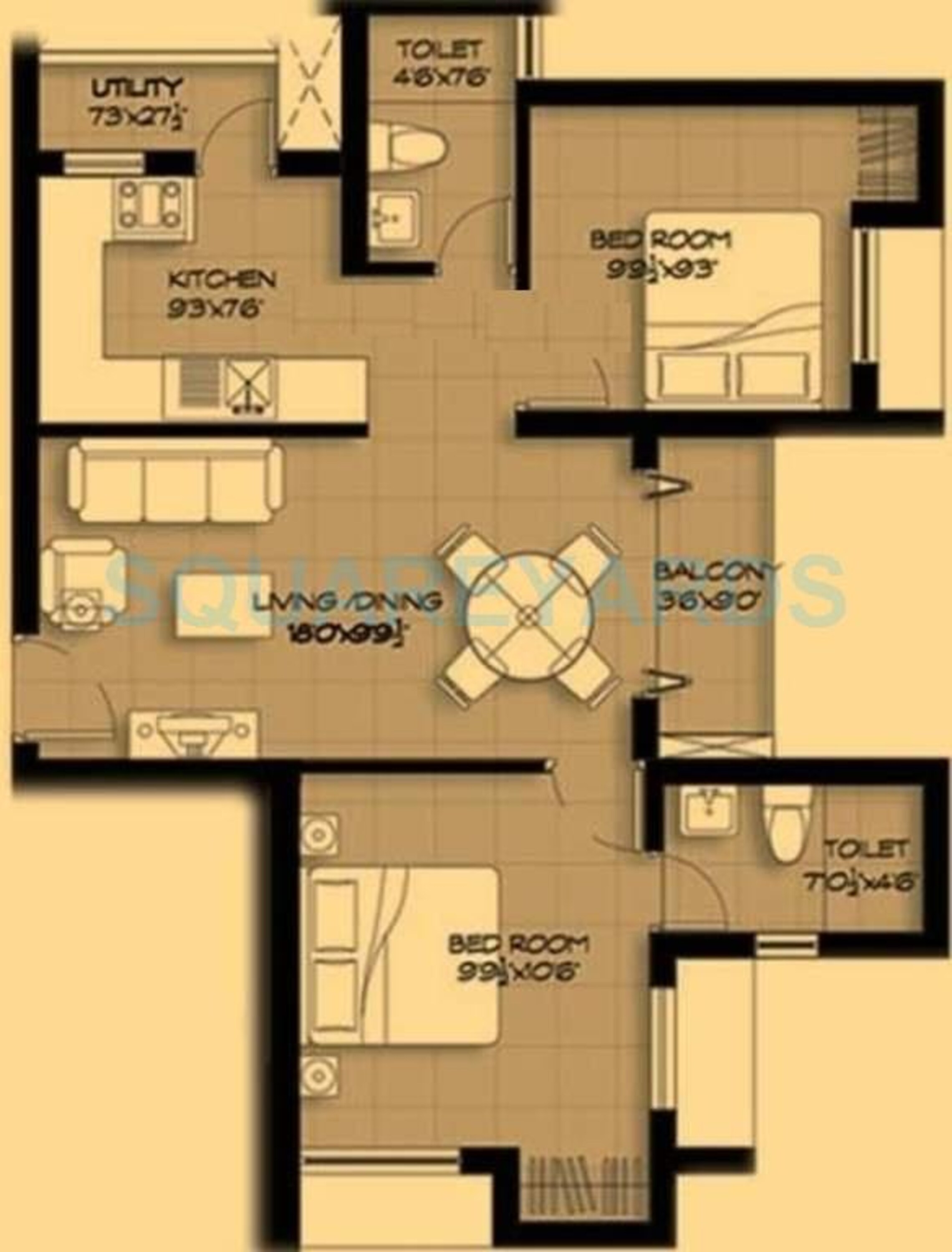 marg pushpadruma apartment 2bhk 898sqft1