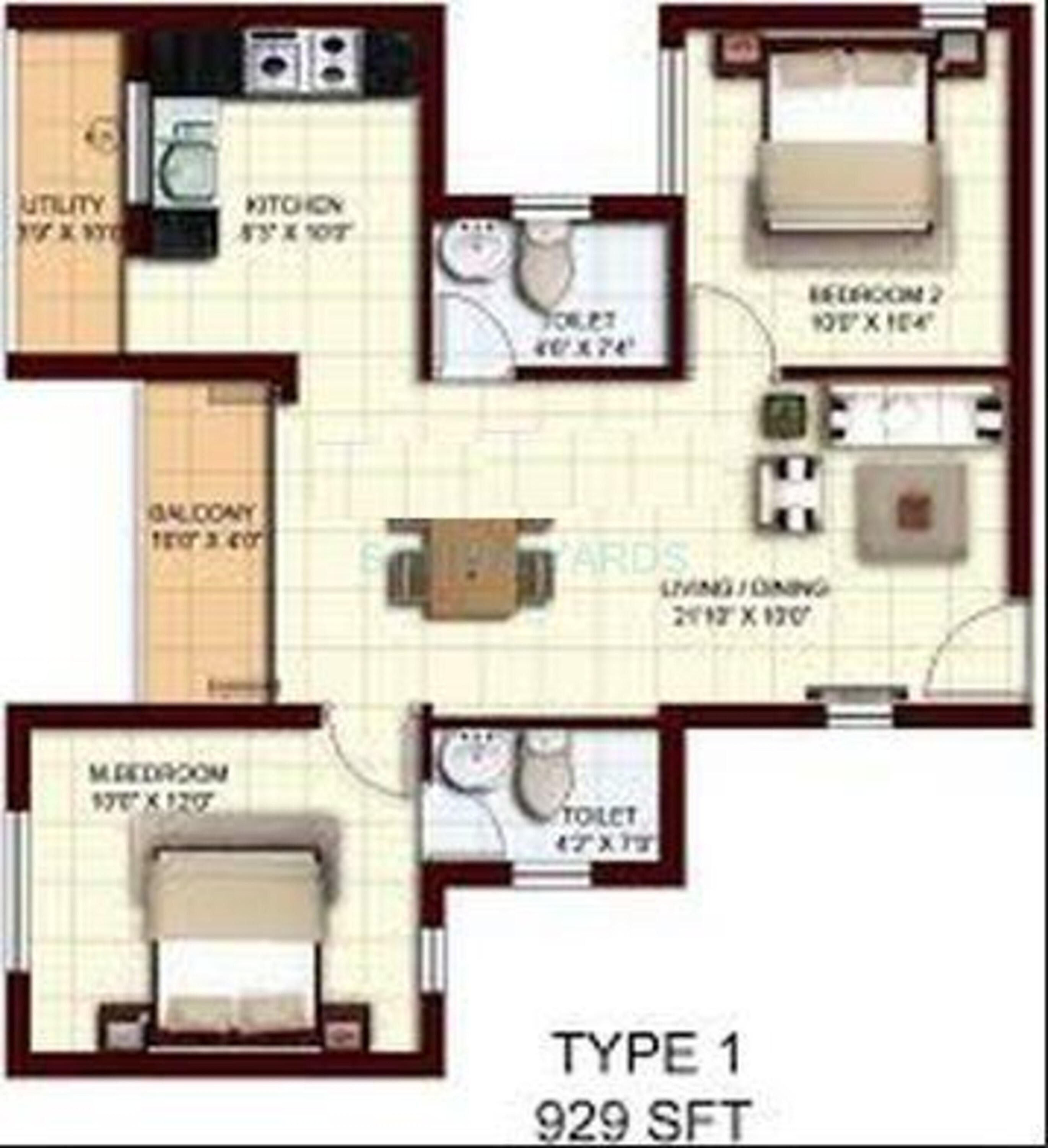 marg utsav apartment 2bhk 929sqft1