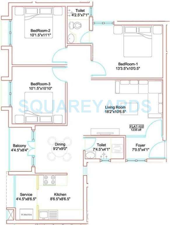 marutham group marutham westwoods apartment 3bhk 1235sqft1