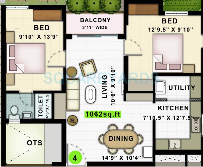 Navin Housing Whiteberry Floor Plans Perambur, Chennai