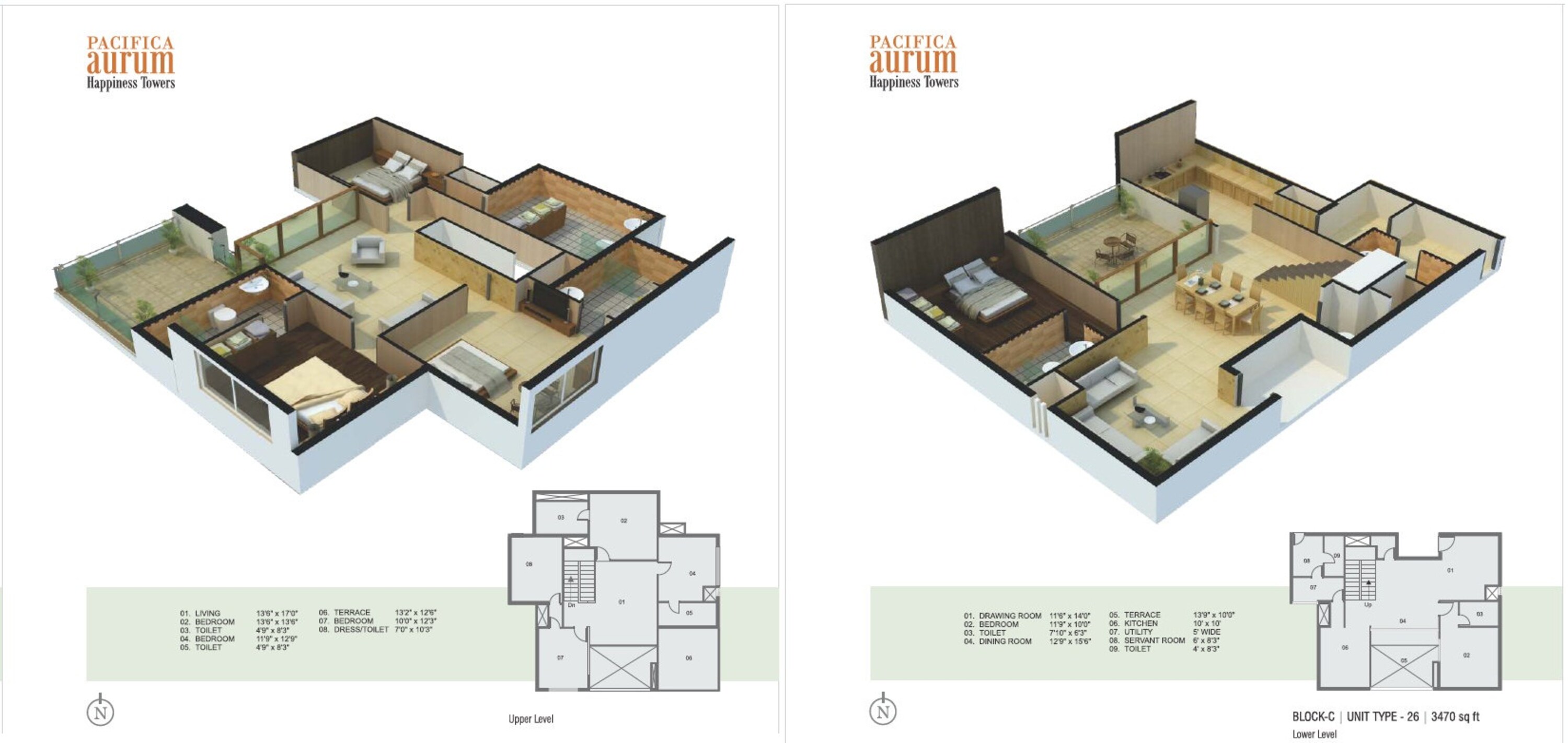 pacifica aurum apartment 4bhk 3470sqft1
