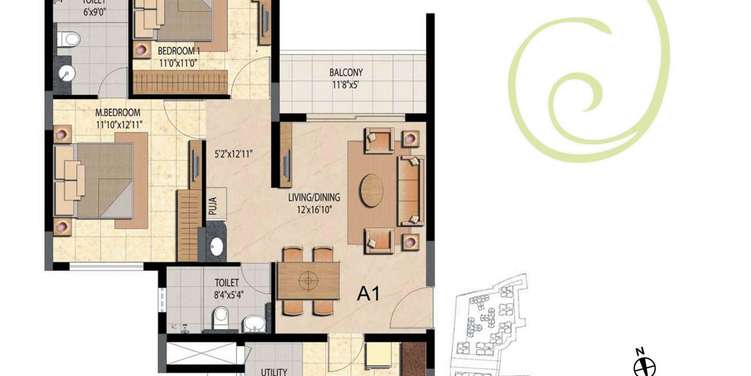 prestige bella vista apartment 2 bhk 1166sqft 20220206180241