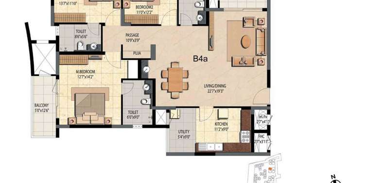 prestige bella vista apartment 3 bhk 1938sqft 20220206180207