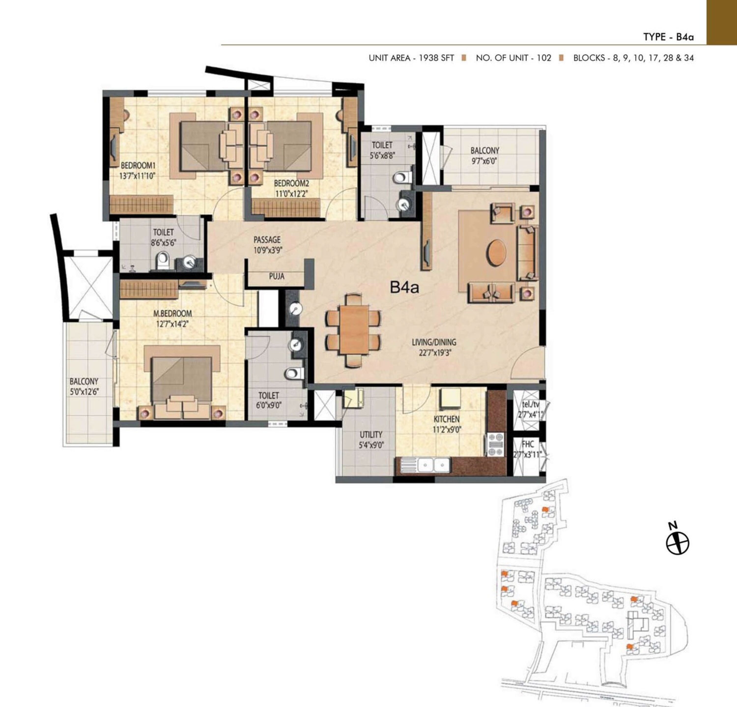 prestige bella vista apartment 3 bhk 1938sqft 20220206180207