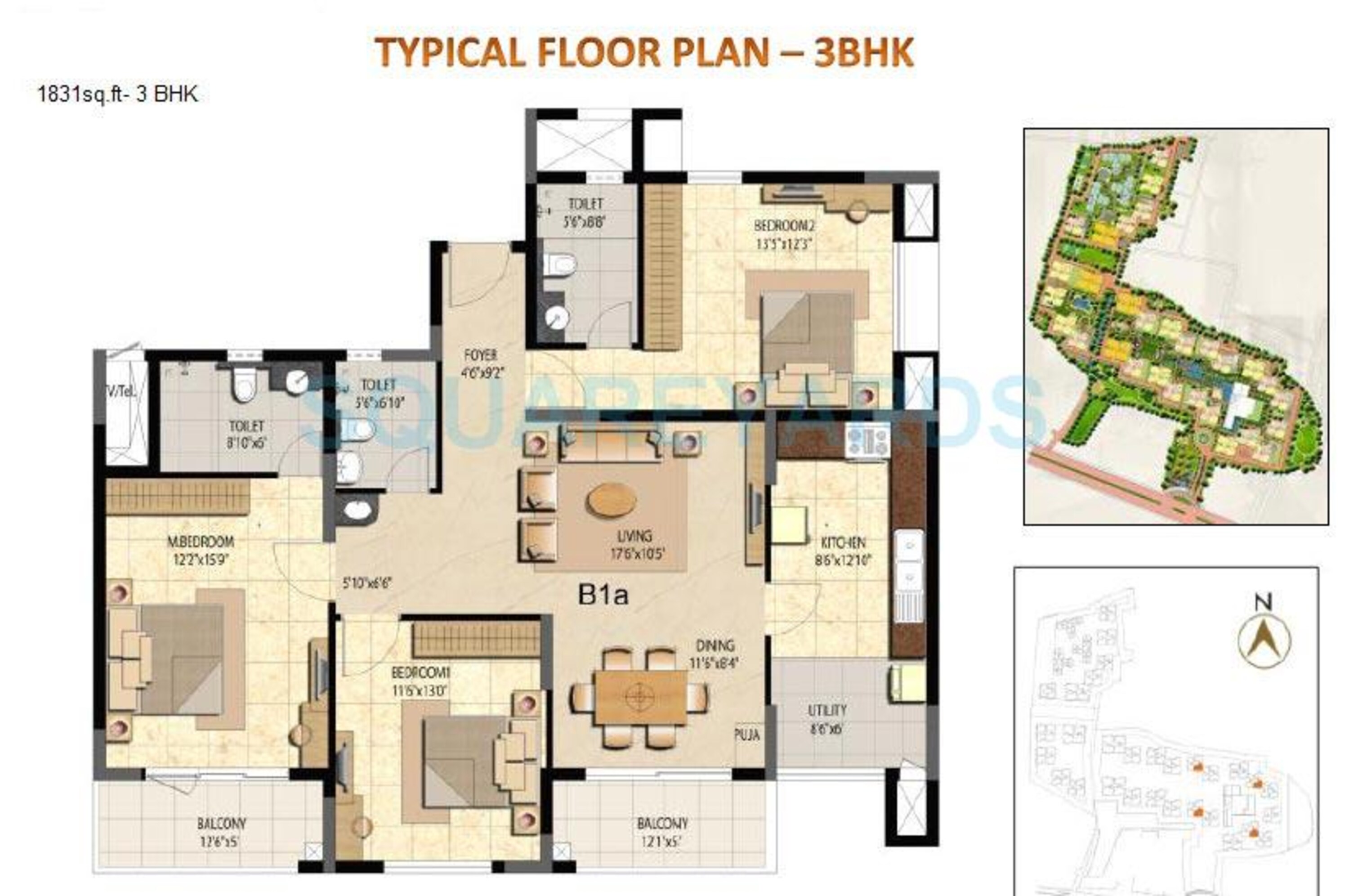 prestige bella vista apartment 3bhk 1825sqft1
