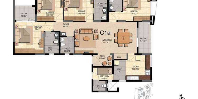 prestige bella vista apartment 4 bhk 2256sqft 20220106180140