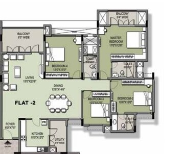  4 BHK Apartment at Puravankara Windermere, Pallikaranai – for Sale