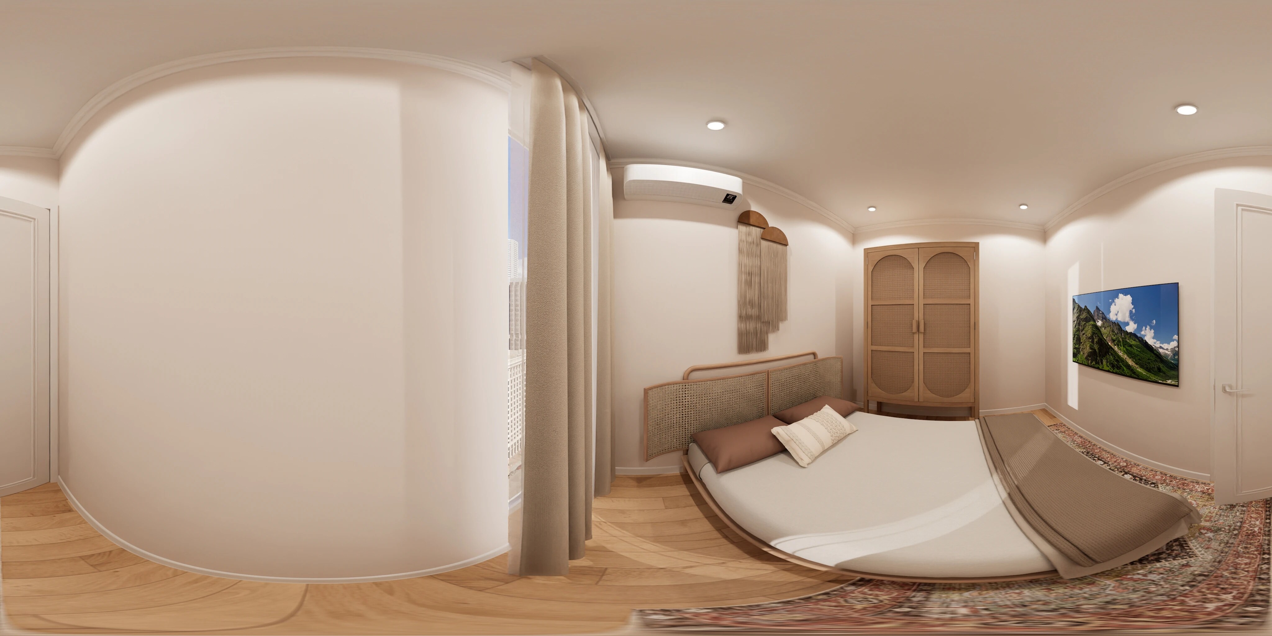 Floor plan of 2 BHK 658 Sq. Ft. Apartment in Radiance Solitaire, Chennai