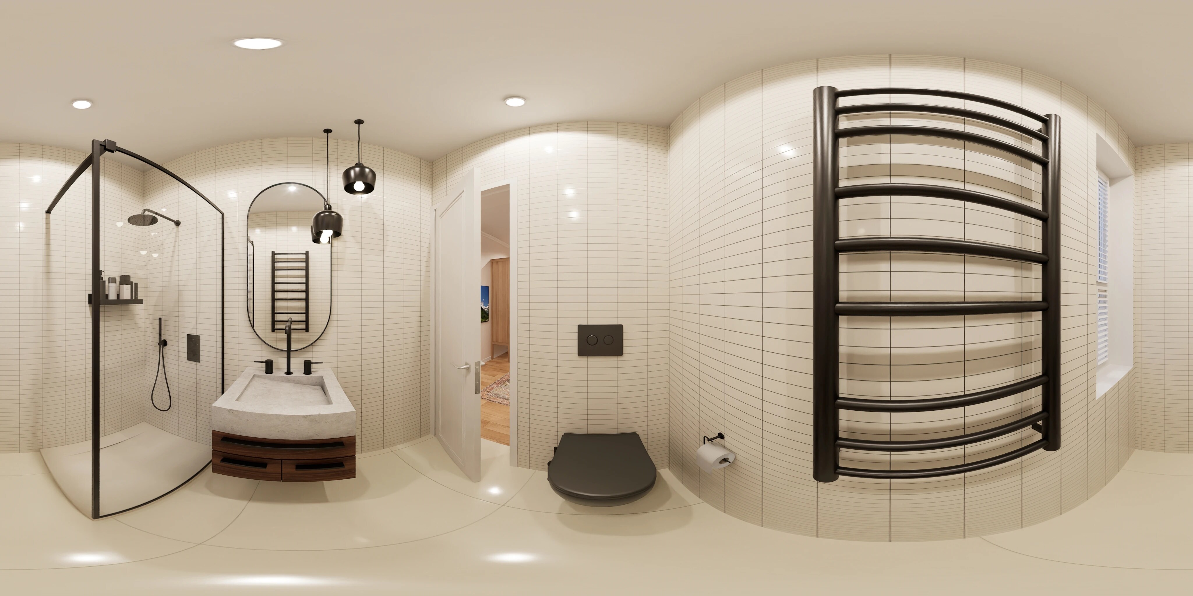 Floor plan of 3 BHK 1615 Sq. Ft. Apartment in Radiance Solitaire, Chennai