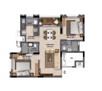  2 BHK Apartment at Radiance The Prime, Pammal – for Sale